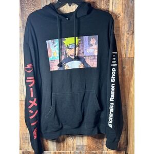 Naruto‎ Ichiraku Ramen Shop Hoodie Anime Manga Pullover Graphic Black